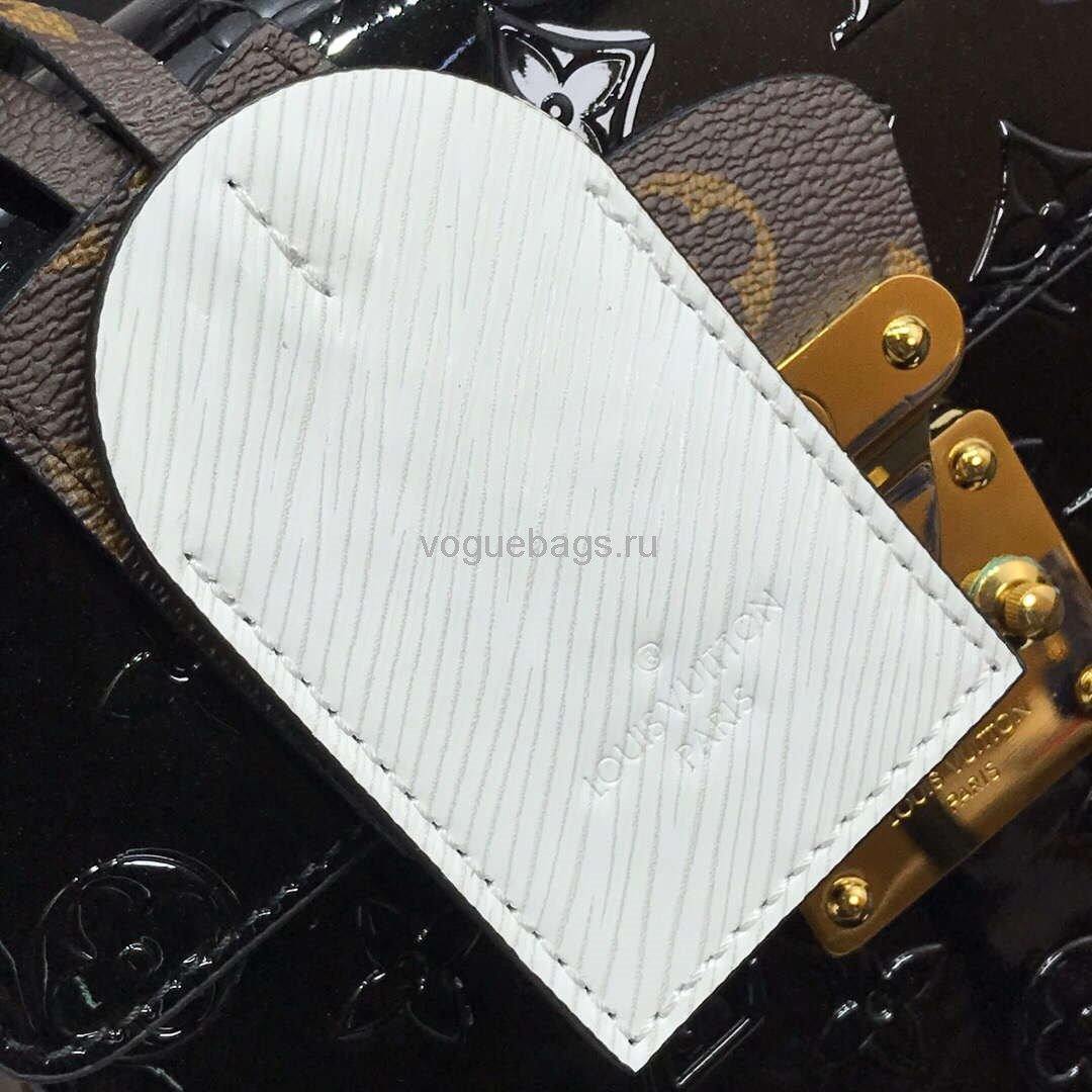 LV M90375 Louis Vuitton Spring Street Monogram Vernis Bag M90514 Black - Voguebags