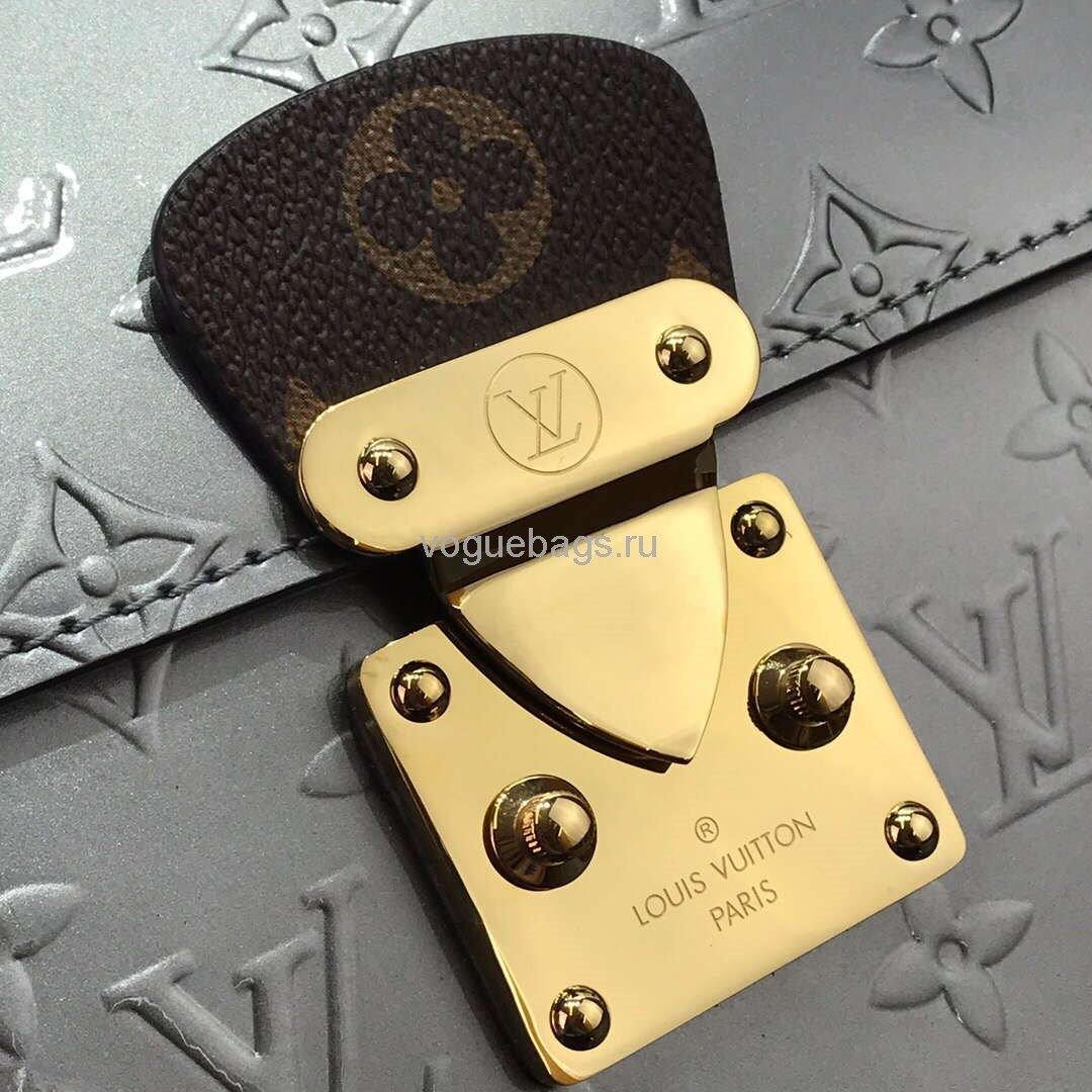 Lv M90502 Louis Vuitton Spring Street Monogram Vernis Bag M90375 Gray - Voguebags