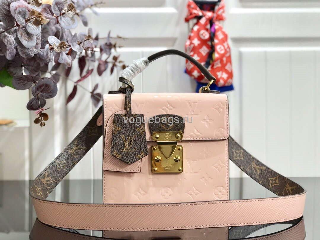 LV M90468 Louis Vuitton Spring Street Monogram Vernis M90514 Bag Cream - Voguebags