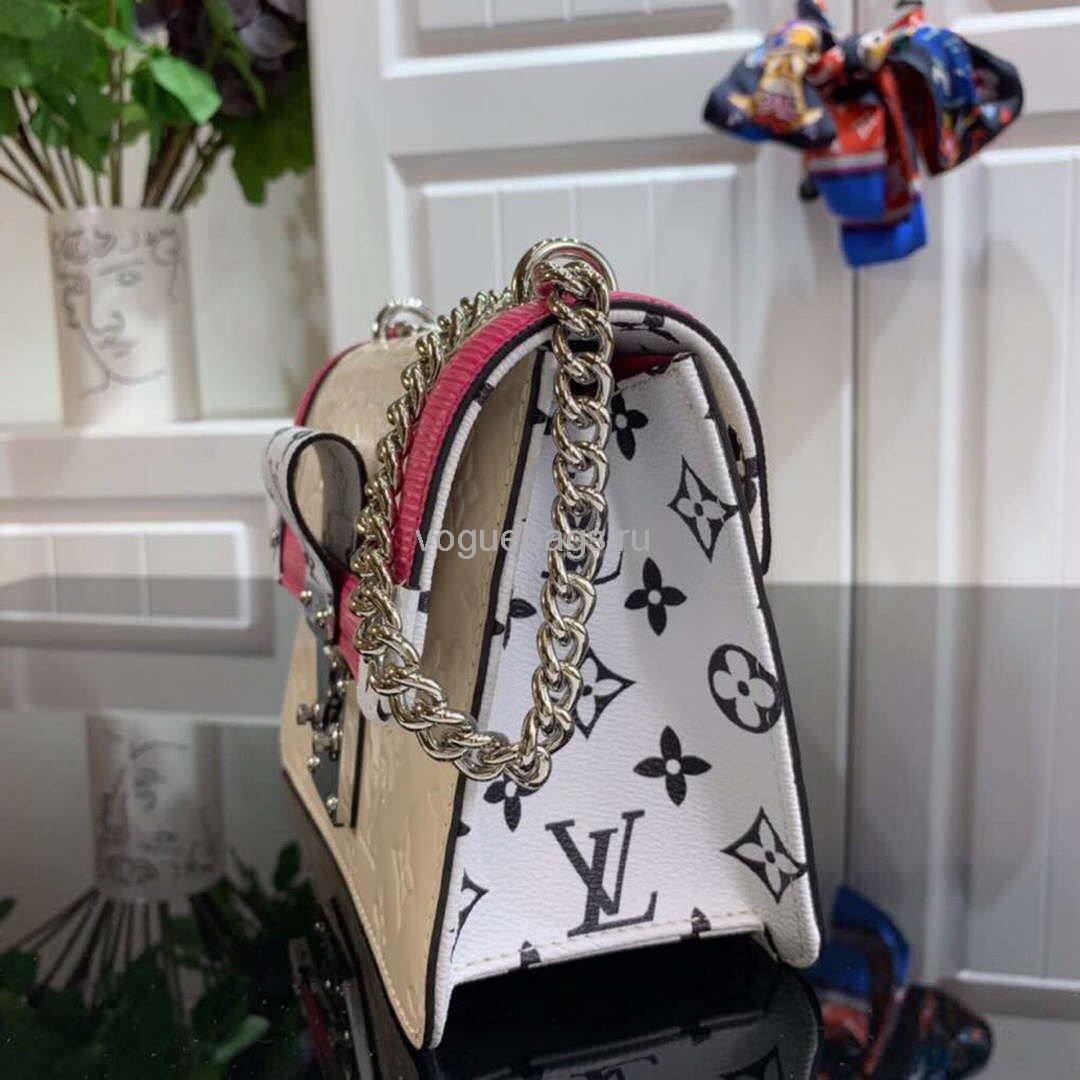 LV M90516 Louis Vuitton Wynwood Monogram Vernis Bag M90566 Beige - Voguebags