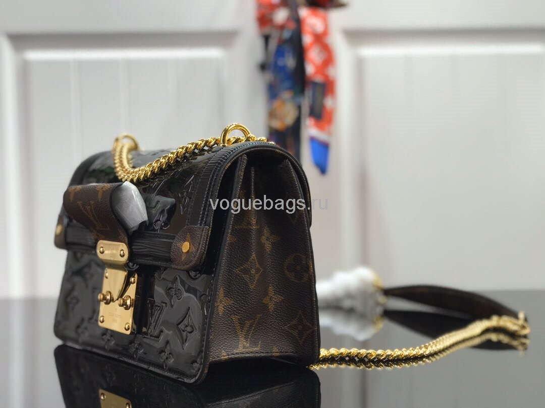 LV M90516 Louis Vuitton Wynwood Monogram Vernis Bag M90566 Black - Voguebags