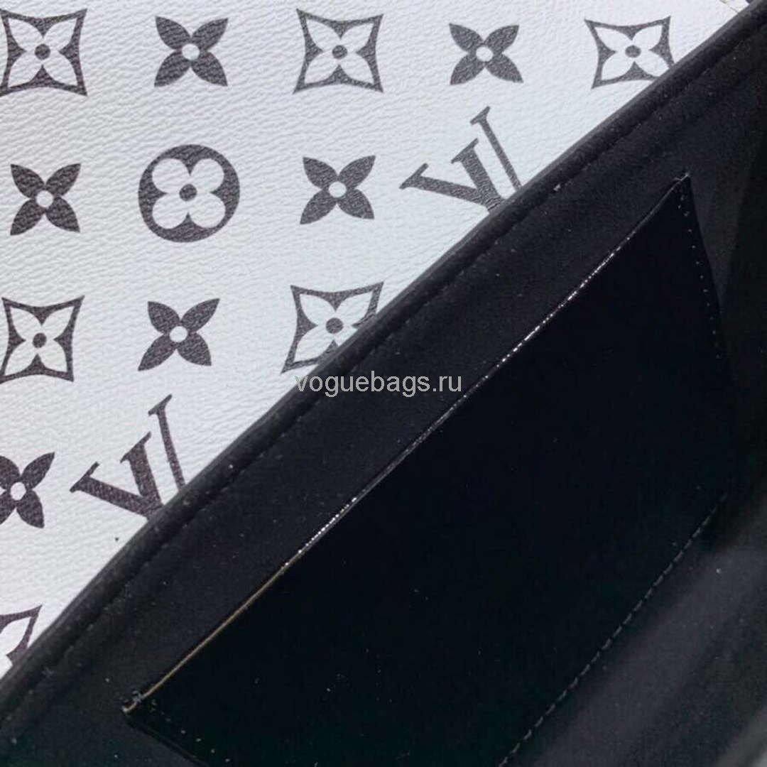 Louis Vuitton M90516 LV Wynwood Monogram Vernis Bag M90566 Black and White - Voguebags