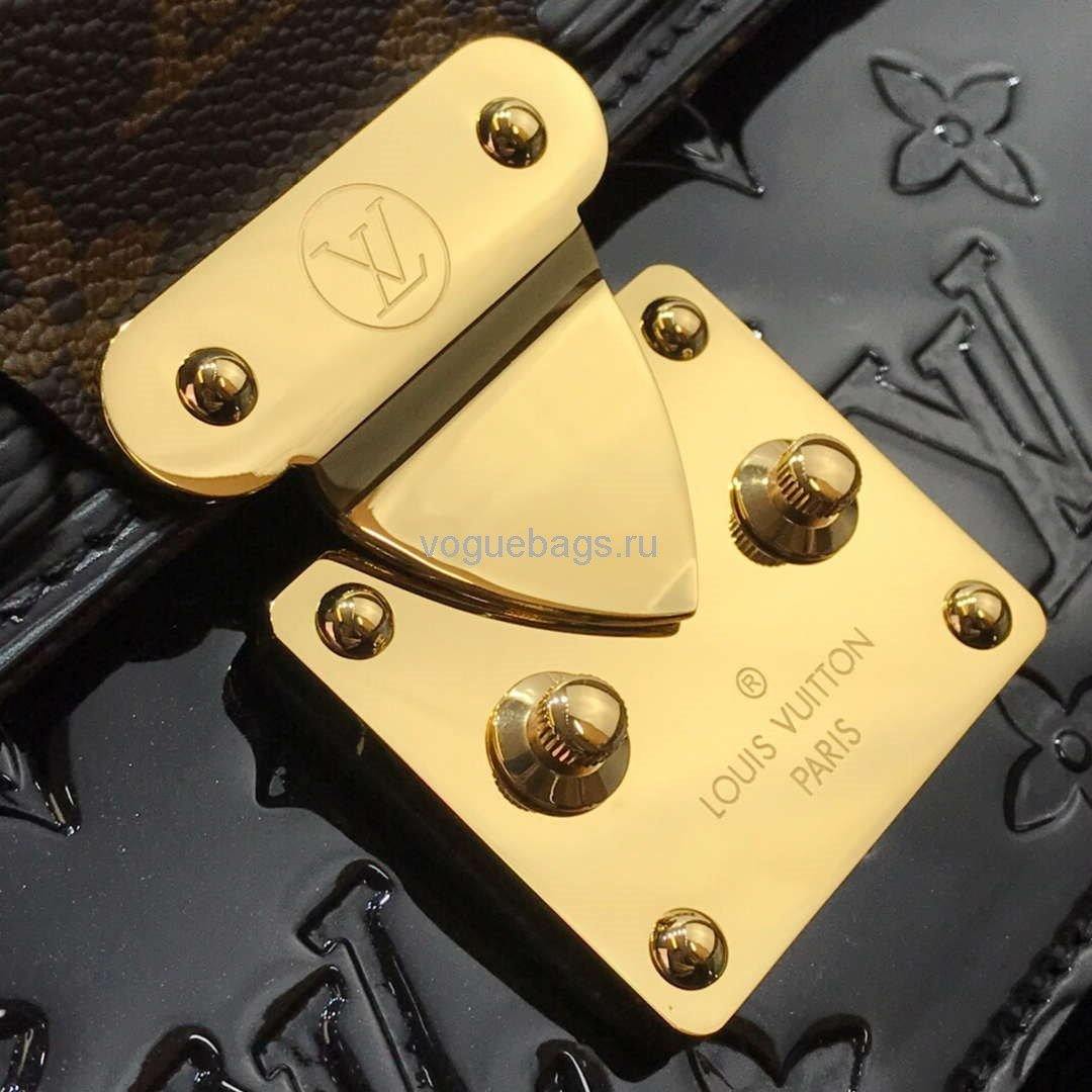 LV M90516 Louis Vuitton Wynwood Monogram Vernis Bag M90566 Black - Voguebags