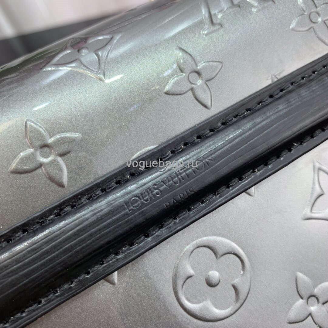 Louis Vuitton M90566 LV Wynwood Monogram Vernis Bag M90516 Silver and black - Voguebags