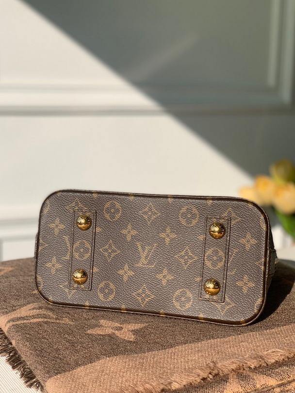 LV M90584 Louis Vuitton Alma BB Monogram Bag M90583 Silver - Voguebags