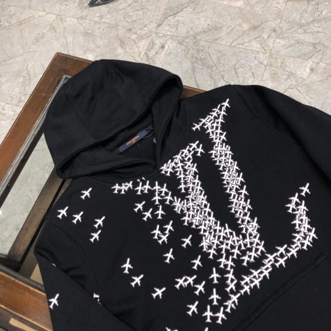 LV Men's Hoodie Louis Vuitton 2054 Planes Printed Tee - Voguebags