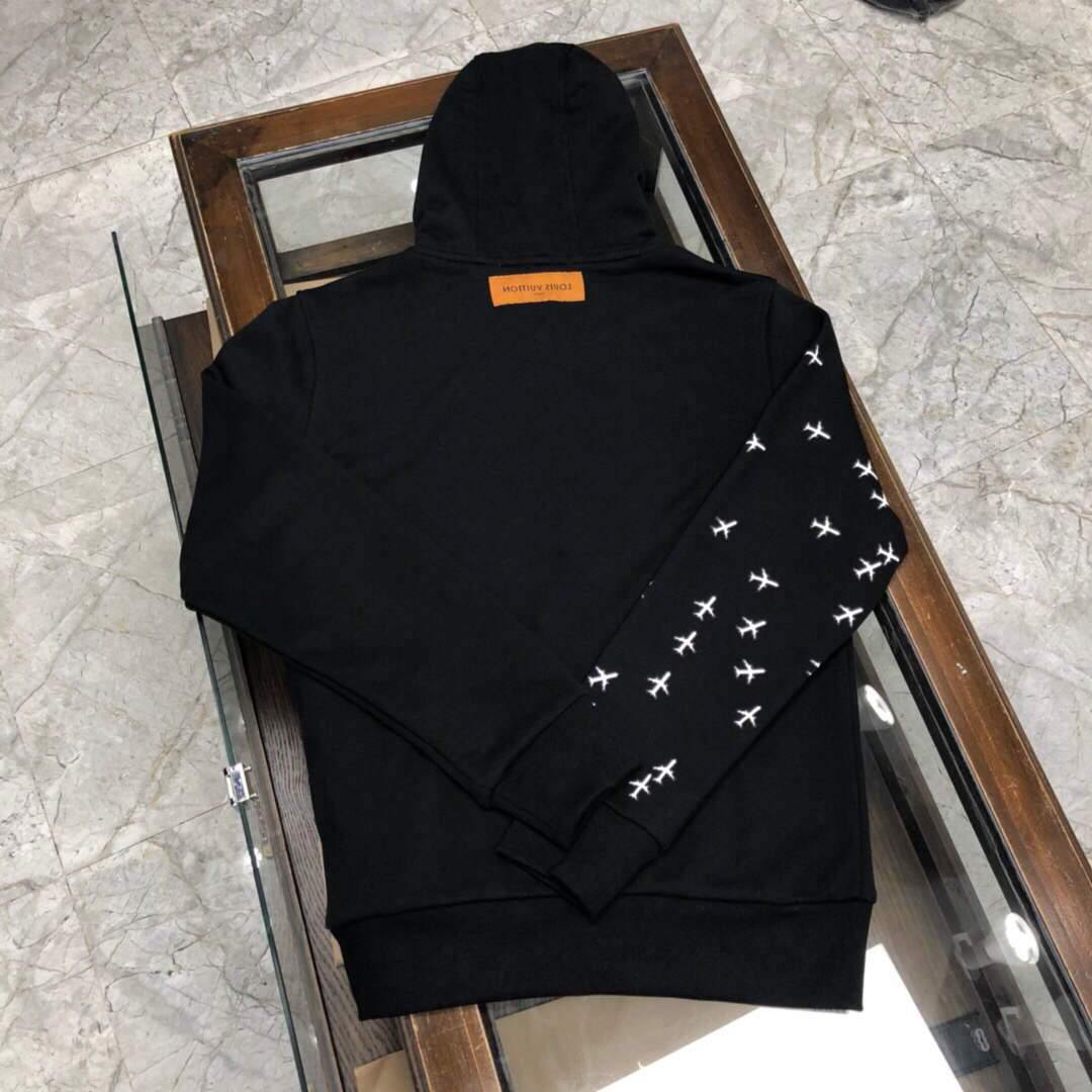 LV Men's Hoodie Louis Vuitton 2054 Planes Printed Tee - Voguebags