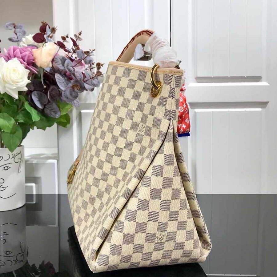 LV N40253 Louis Vuitton Artsy MM M43876 Bag Damier Azur - luxibagsmall