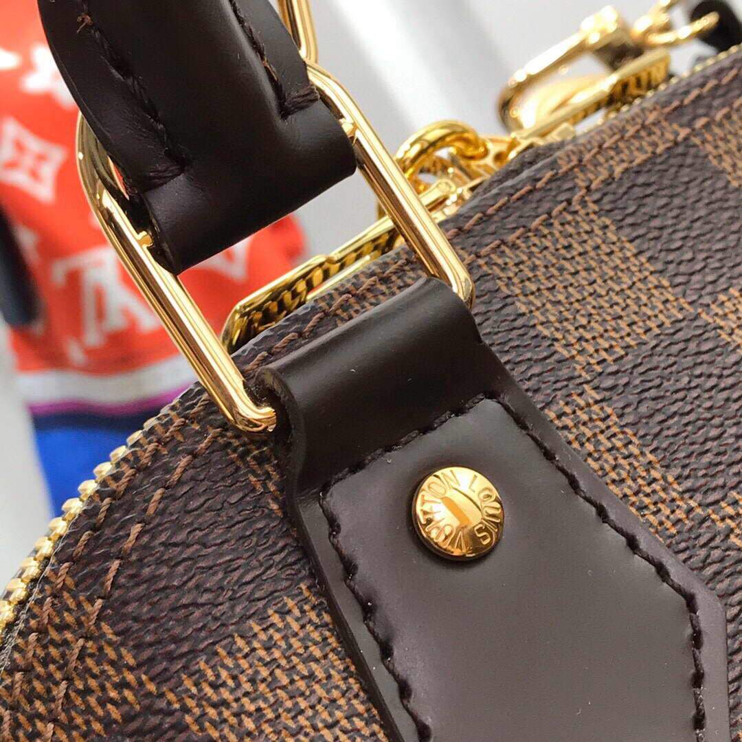 LV N41221 Louis Vuitton Alma BB Damier Ebene M53152 Bag - luxibagsmall