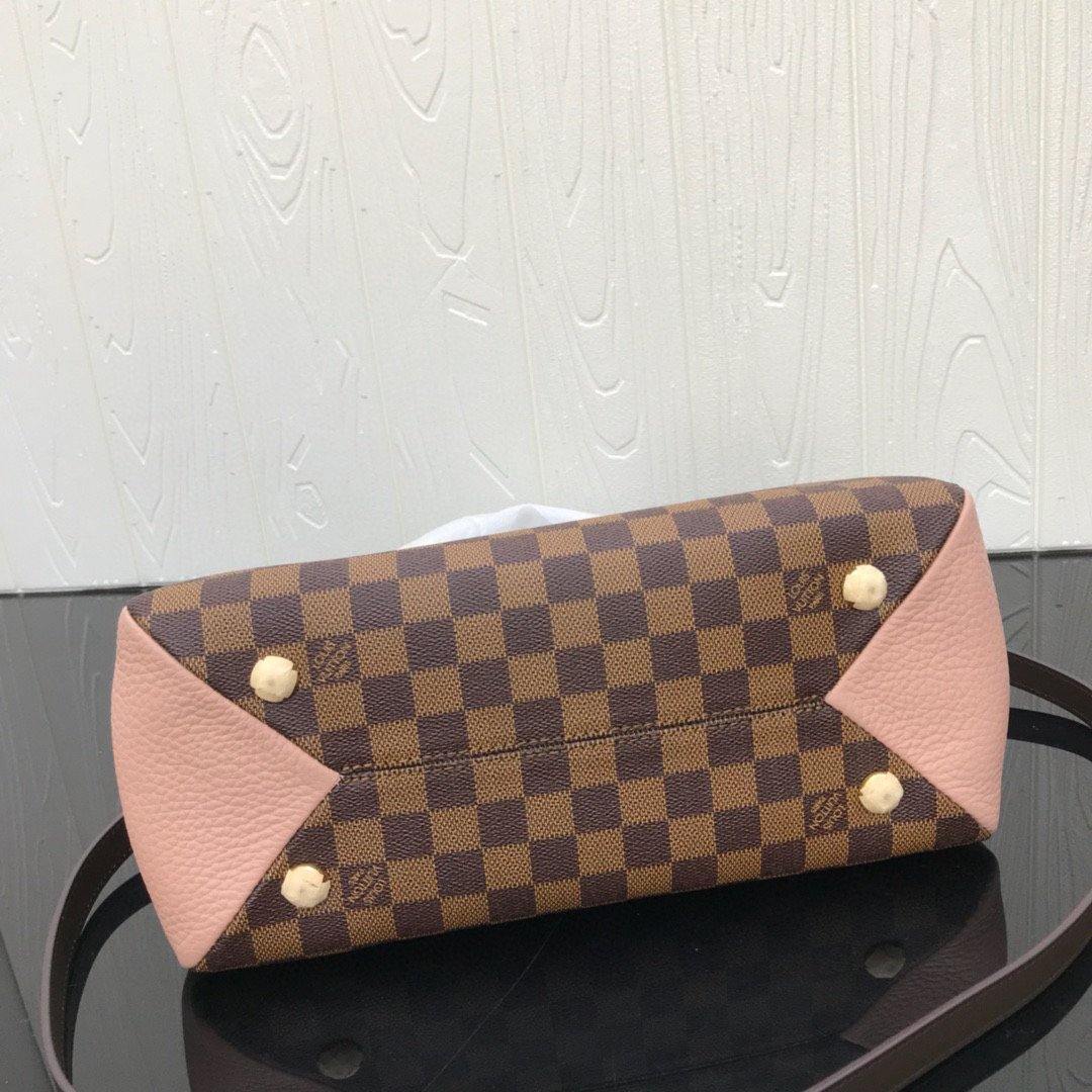 LV N41674 Louis Vuitton Brittany BB Tote Damier Ebene N41673 Pink - luxibagsmall