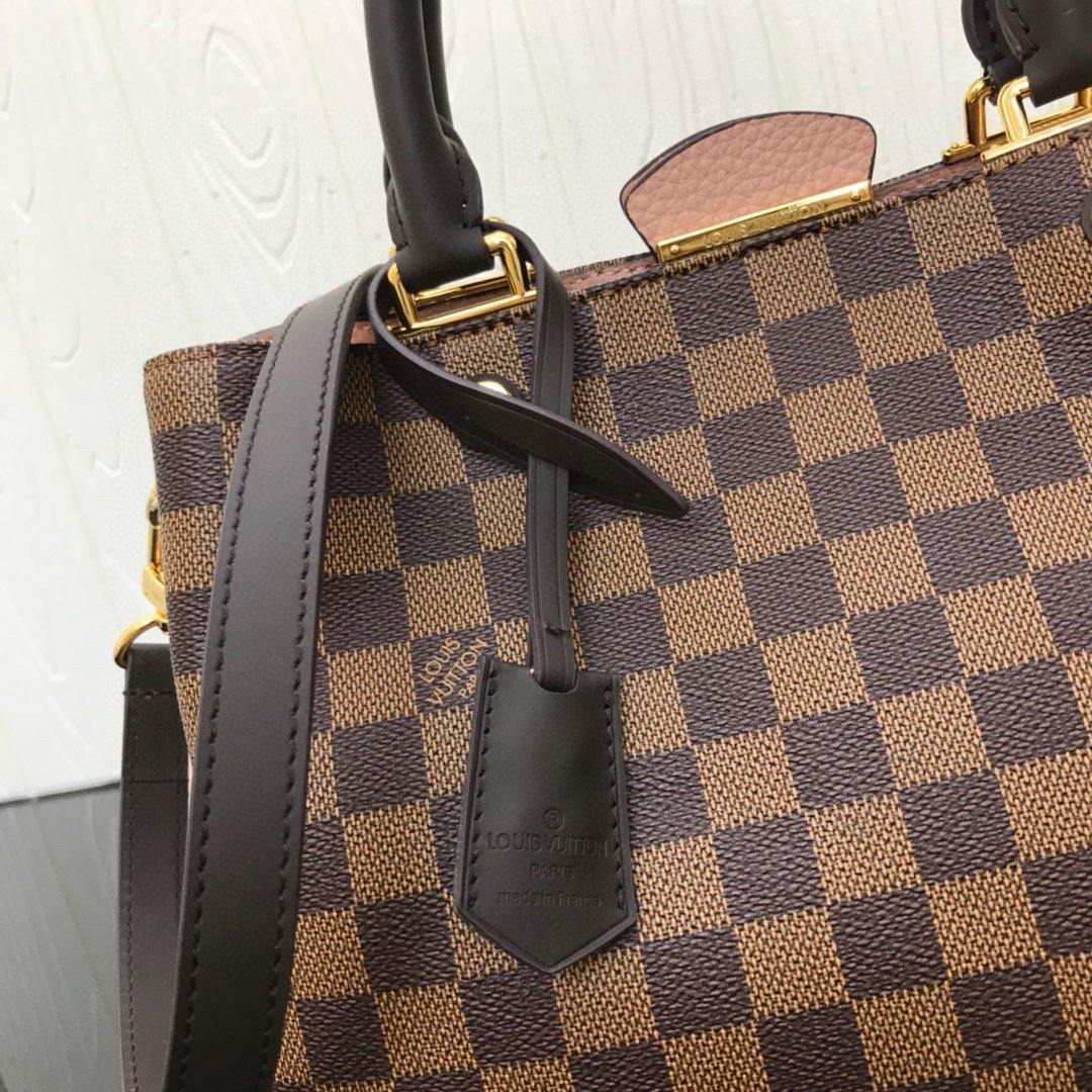 LV N41674 Louis Vuitton Brittany BB Tote Damier Ebene N41673 Pink - luxibagsmall