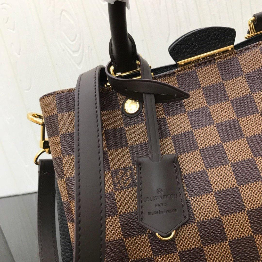 LV N41673 Louis Vuitton N41674 Brittany BB Tote Damier Ebene Black - luxibagsmall