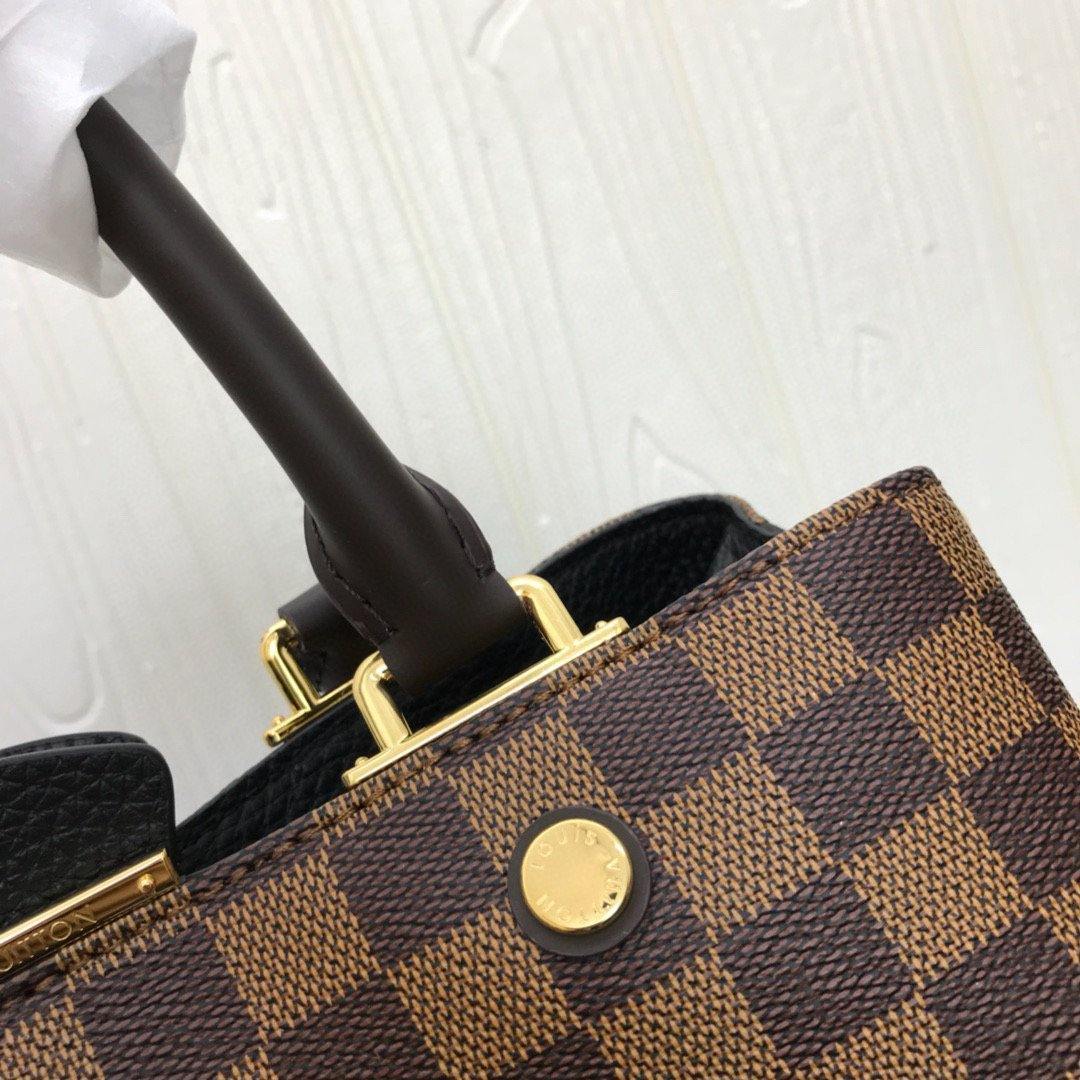 LV N41673 Louis Vuitton N41674 Brittany BB Tote Damier Ebene Black - luxibagsmall