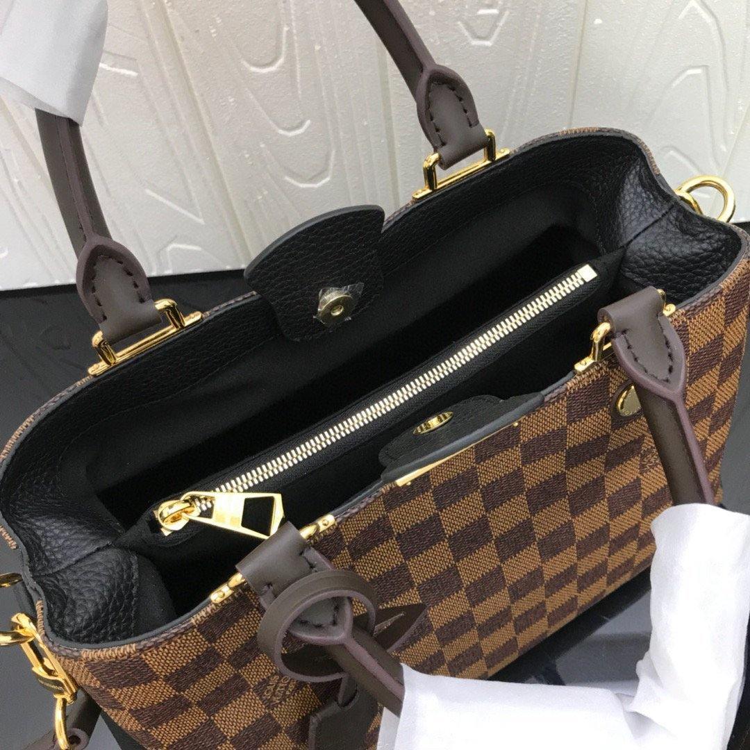 LV N41673 Louis Vuitton N41674 Brittany BB Tote Damier Ebene Black - luxibagsmall