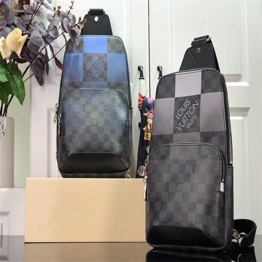 LV N40403 Louis Vuittona Venue Sling N41719 Bag Damier Graphite Blue - luxibagsmall