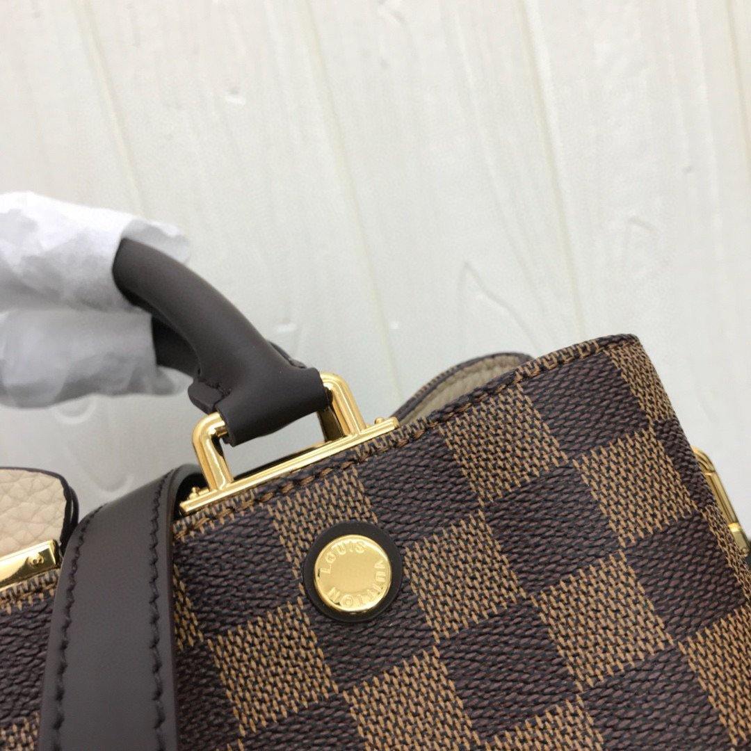 LV N41675 Louis Vuitton Brittany BB Tote Damier Ebene N44020 Beige - luxibagsmall