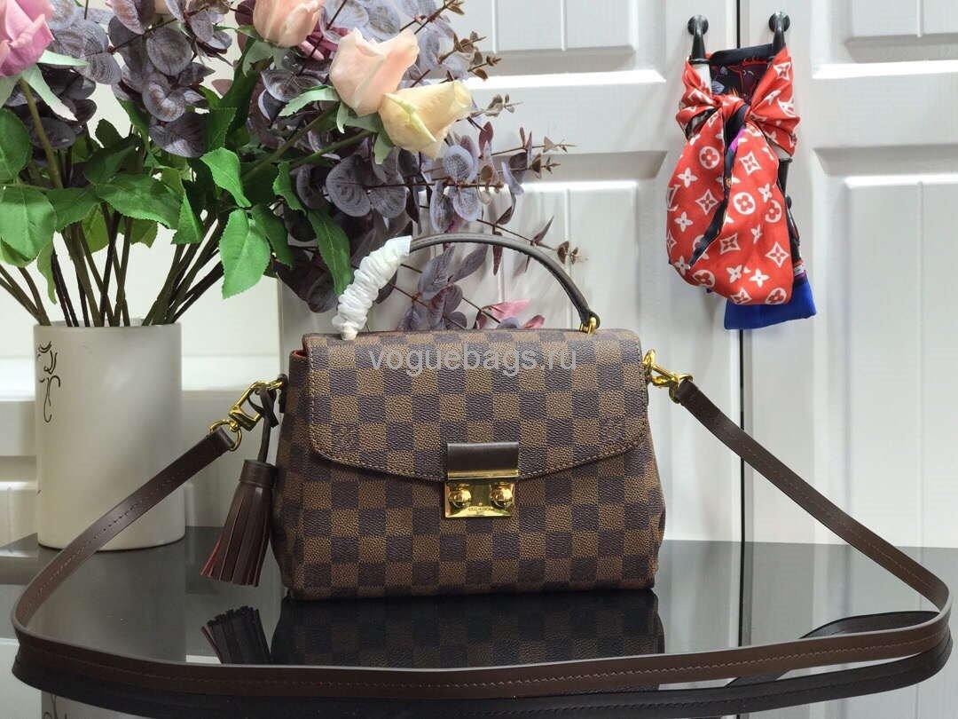 LV N53000 Louis Vuitton Croisette Damier Ebene M41581 Bag - Voguebags