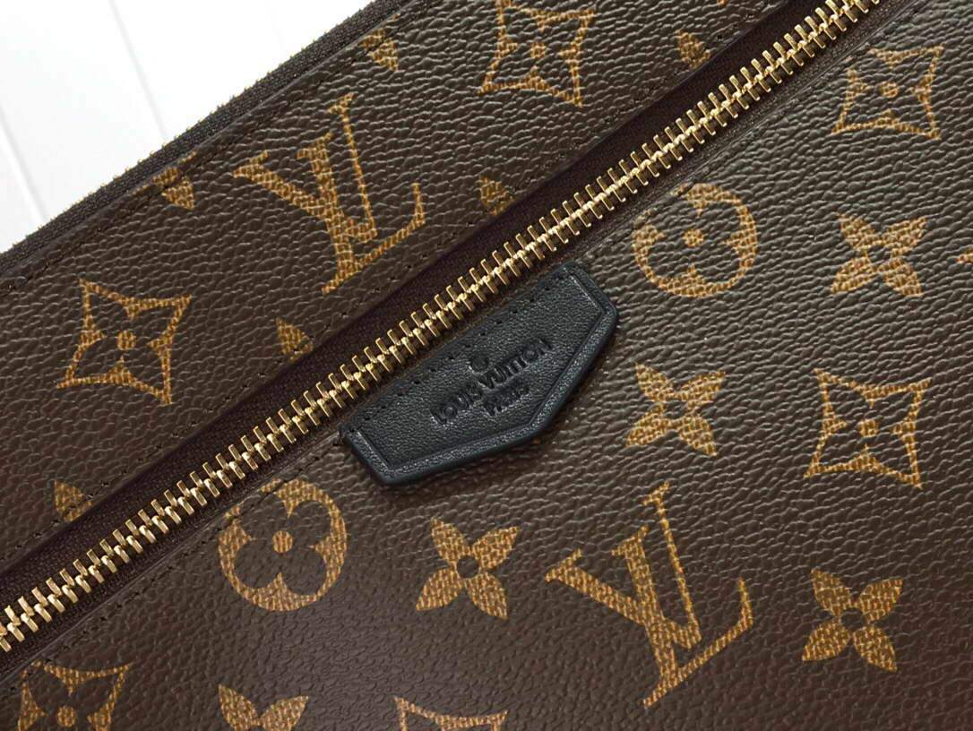 LV N60417 Louis Vuitton Pouch Monogram Canvas Brwon - luxibagsmall