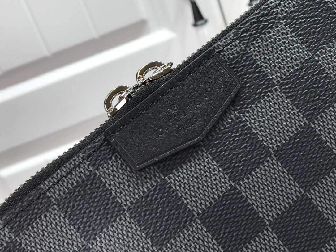 LV N60418 Louis Vuitton Alpha Wearable Wallet N60414 Damier Graphite - luxibagsmall