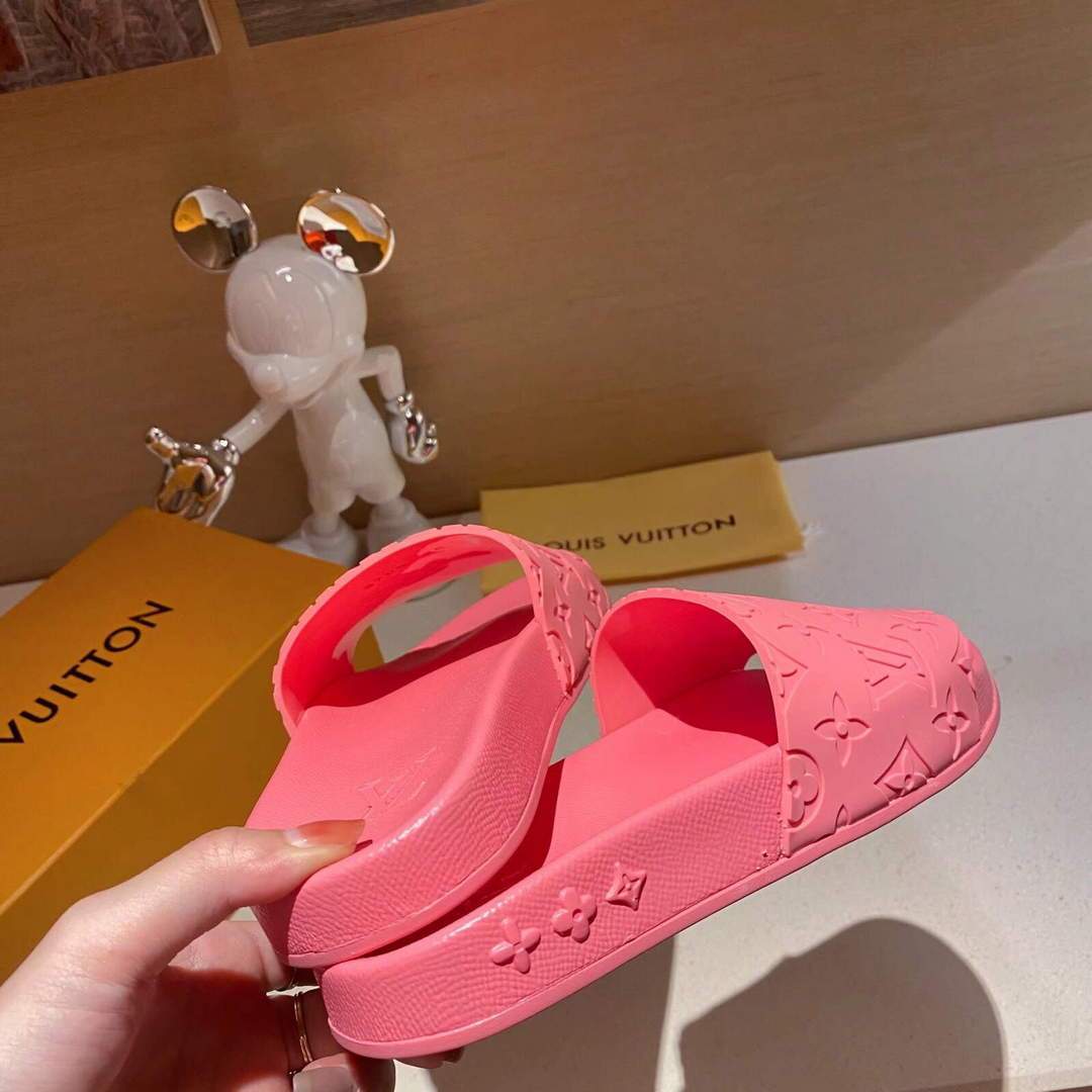 LV Sandals Designer Louis Vuitton Slippers 81120 Pink - luxibagsmall