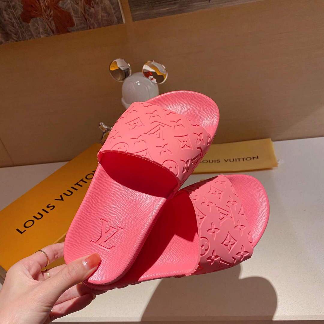 LV Sandals Designer Louis Vuitton Slippers 81120 Pink - luxibagsmall