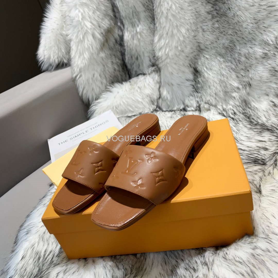 LV Sandals Designer Louis Vuitton Slippers 81116 Brown - luxibagsmall