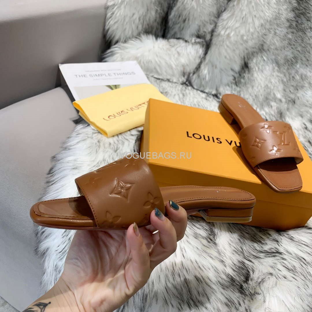 LV Sandals Designer Louis Vuitton Slippers 81116 Brown - luxibagsmall