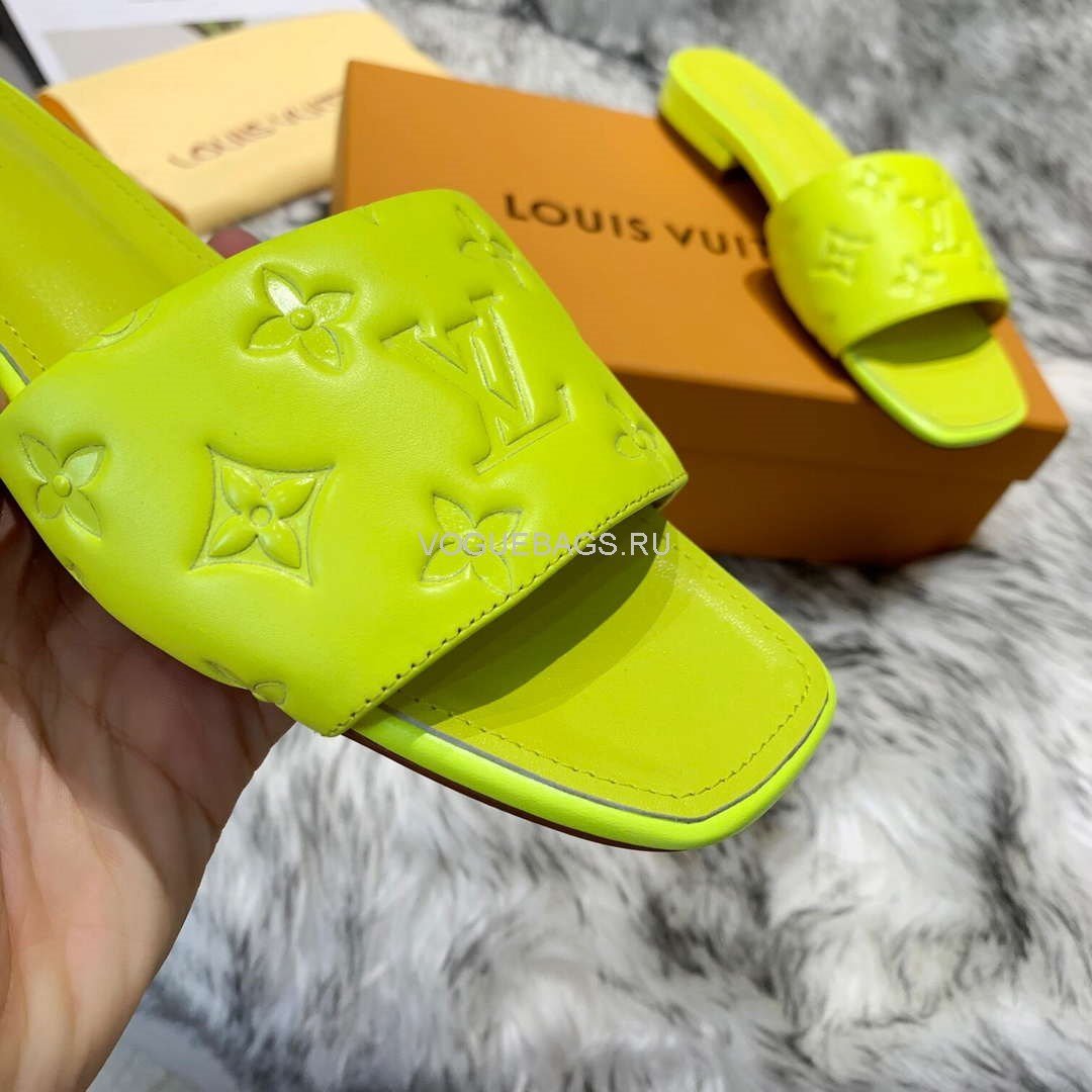 LV Sandals Designer Louis Vuitton Slippers 81116 Green - luxibagsmall