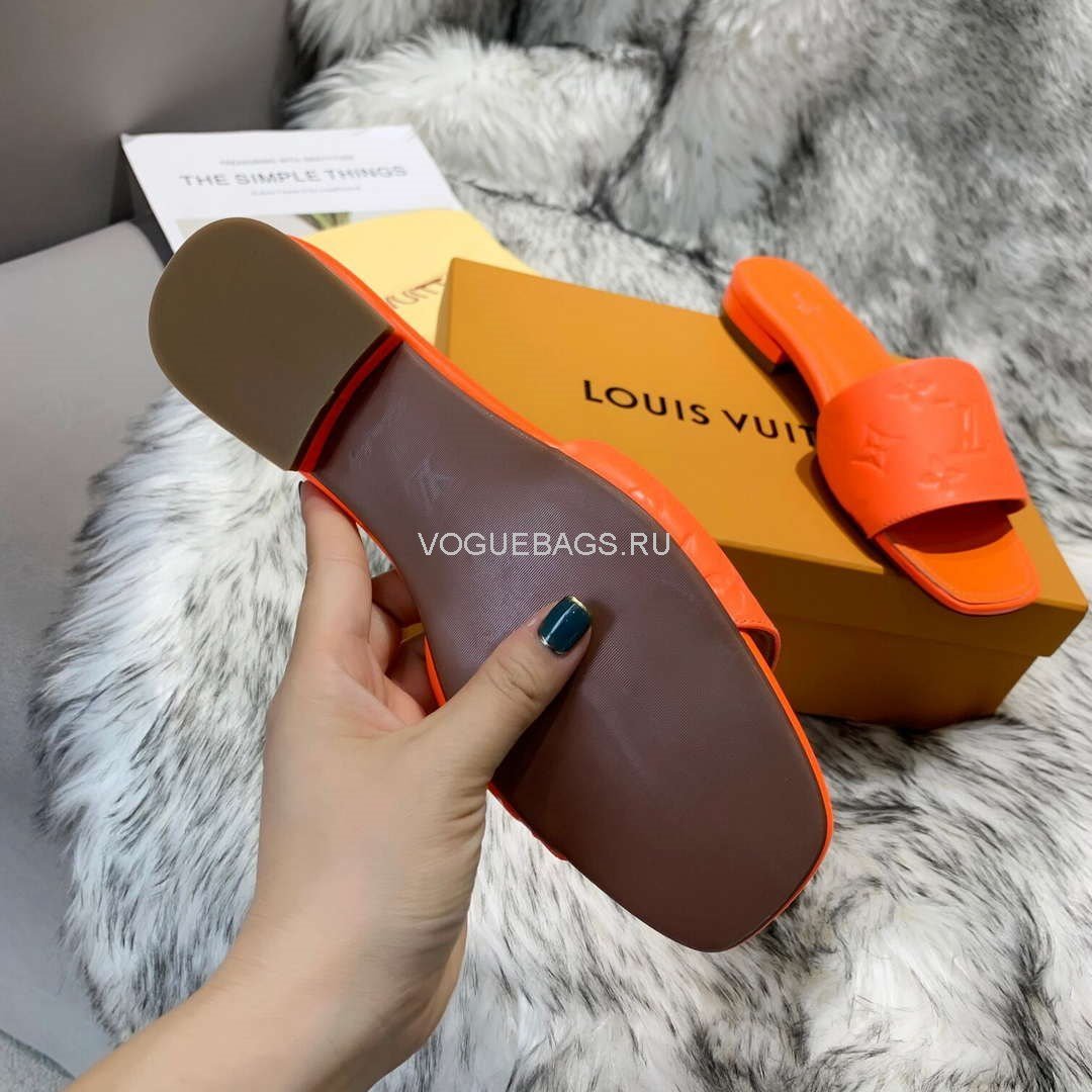 LV Sandals Designer Louis Vuitton Slippers 81116 Orange - luxibagsmall