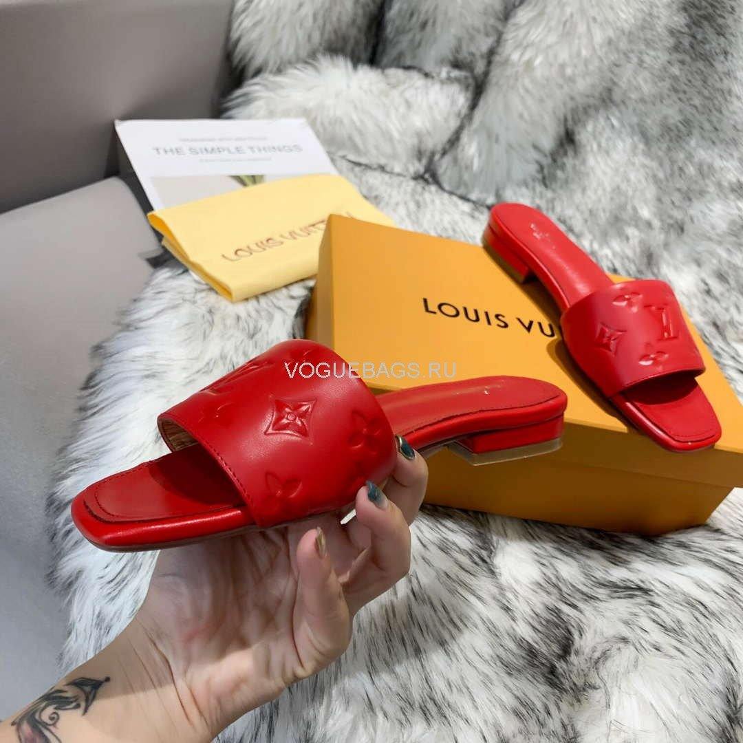 LV Sandals Designer Louis Vuitton Slippers 81116 Red - luxibagsmall