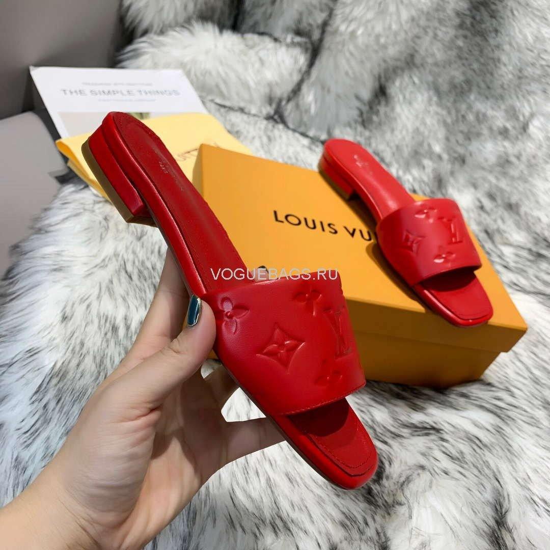 LV Sandals Designer Louis Vuitton Slippers 81116 Red - luxibagsmall