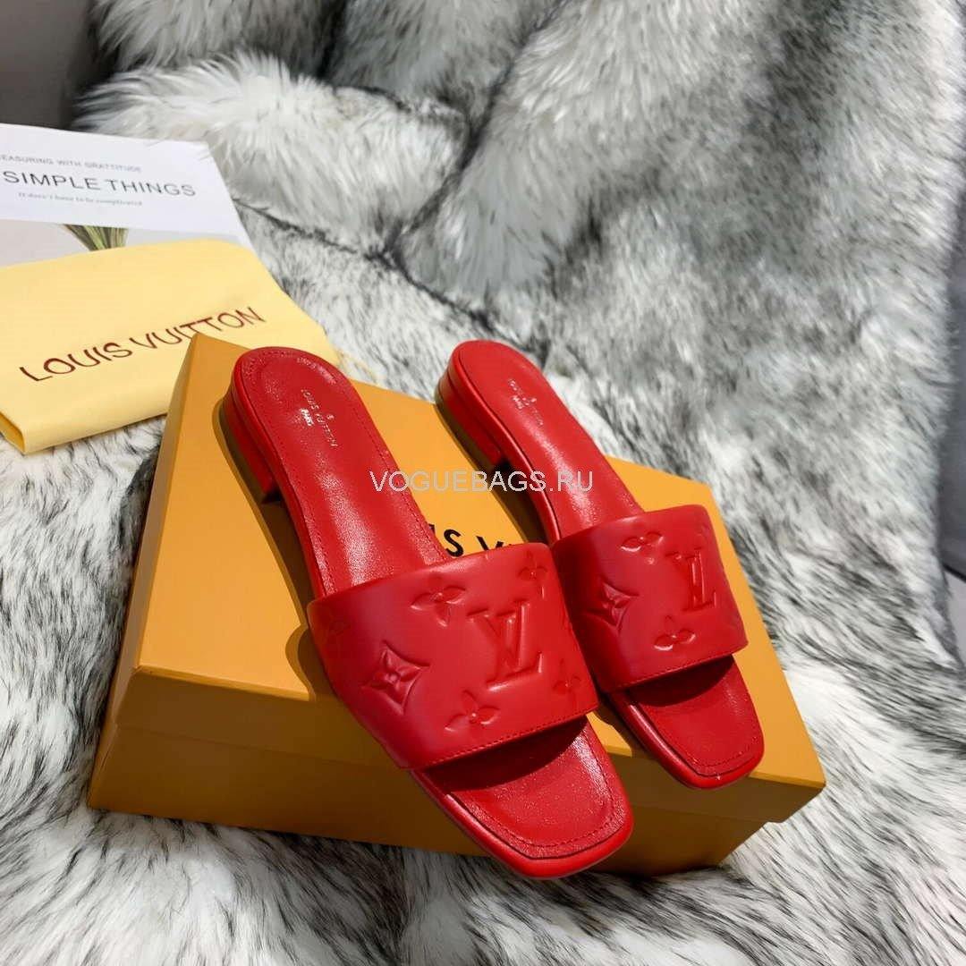 LV Sandals Designer Louis Vuitton Slippers 81116 Red - luxibagsmall