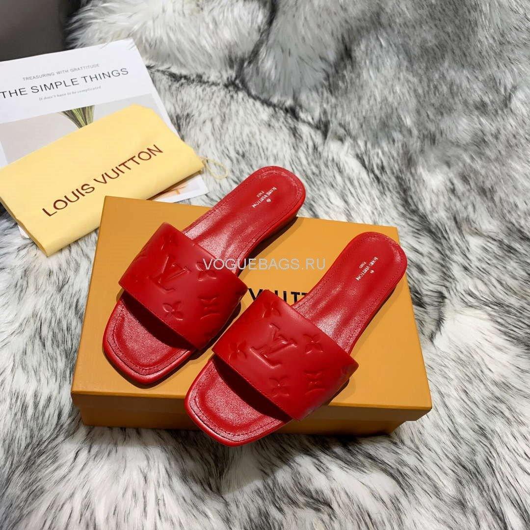 LV Sandals Designer Louis Vuitton Slippers 81116 Red - luxibagsmall