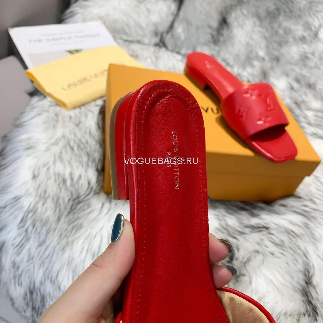 LV Sandals Designer Louis Vuitton Slippers 81116 Red - luxibagsmall