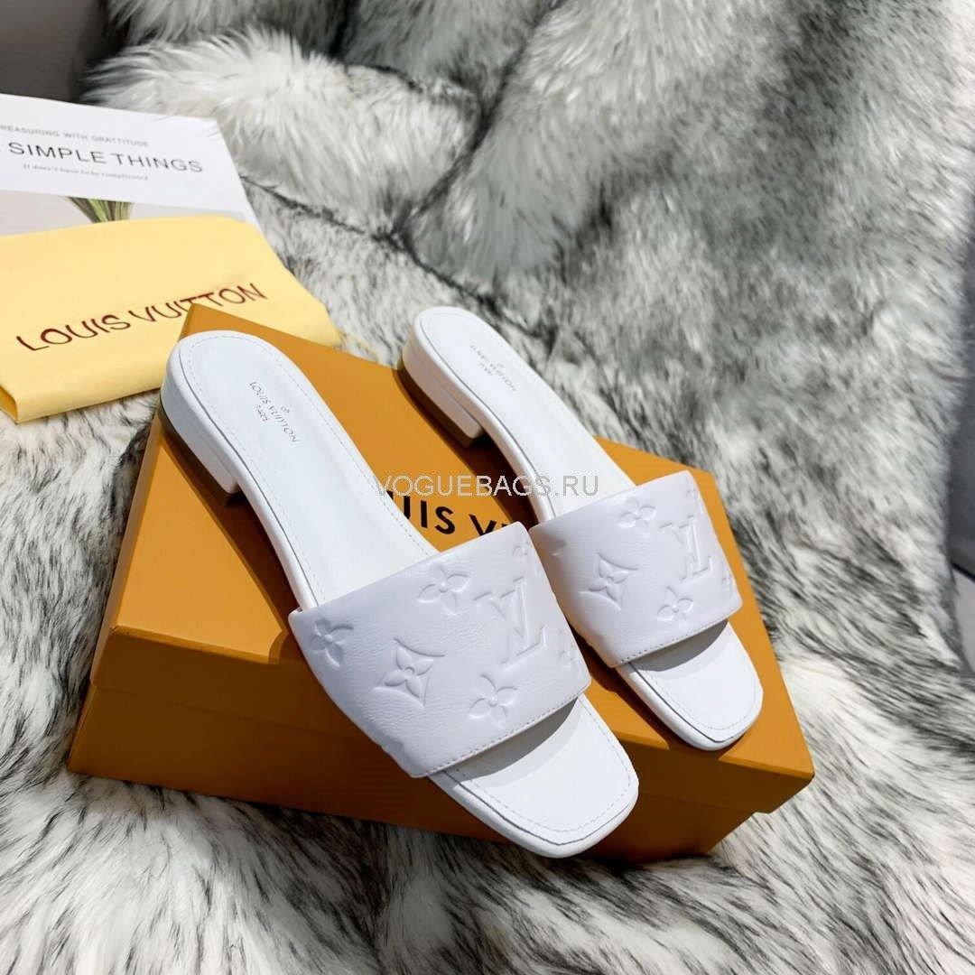 LV Sandals Designer Louis Vuitton Slippers 81116 White - luxibagsmall