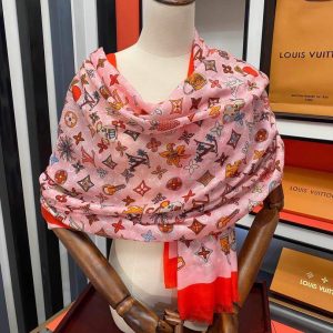 LV Scarves Louis Vuitton Monogram Shawl Scarf M60002 - luxibagsmall