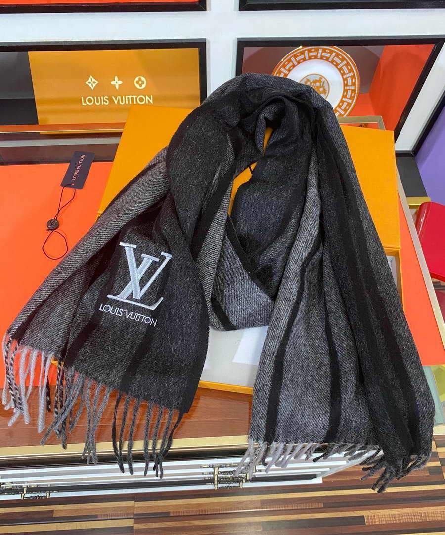 LV Scarves Louis Vuitton Monogram Shawl Scarf M60017 - luxibagsmall