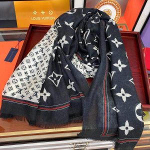 LV Scarves Louis Vuitton Monogram Shawl Scarf M60003 - luxibagsmall