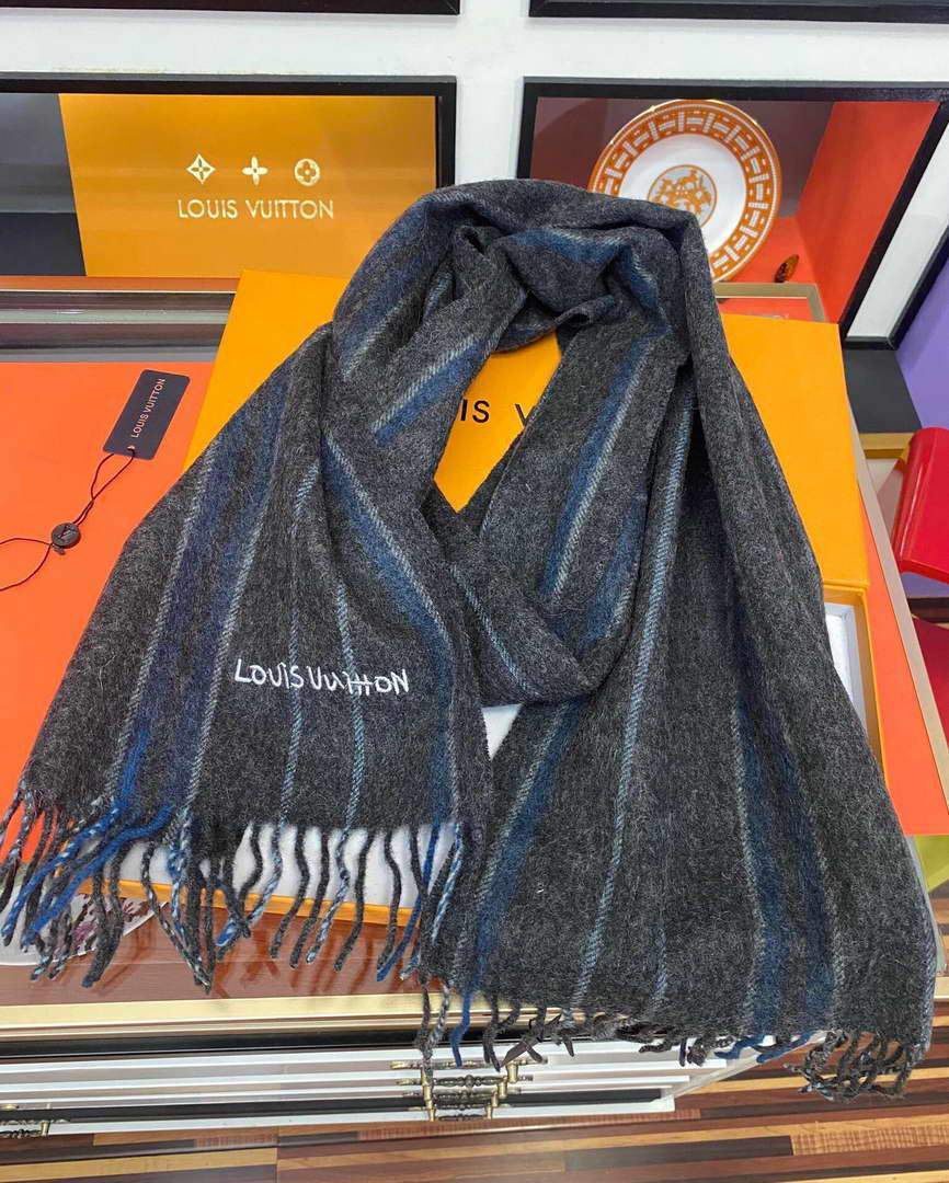 LV Scarves Louis Vuitton Monogram Shawl Scarf M60019 - luxibagsmall