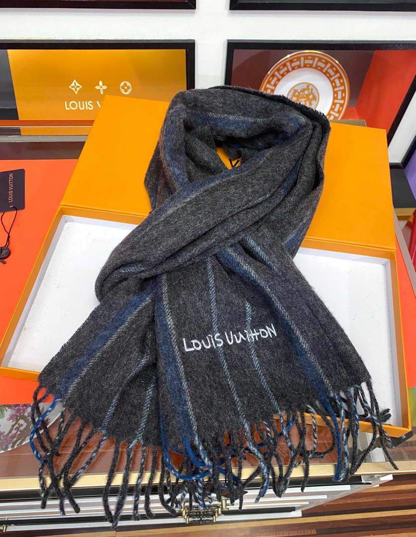 LV Scarves Louis Vuitton Monogram Shawl Scarf M60019 - luxibagsmall