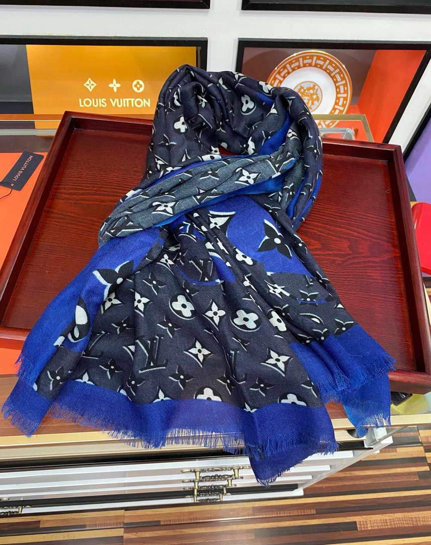 LV Scarves Louis Vuitton Monogram Shawl Scarf M60021 - luxibagsmall