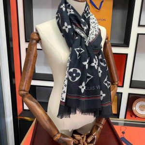 LV Scarves Louis Vuitton Monogram Shawl Scarf M60003 - luxibagsmall