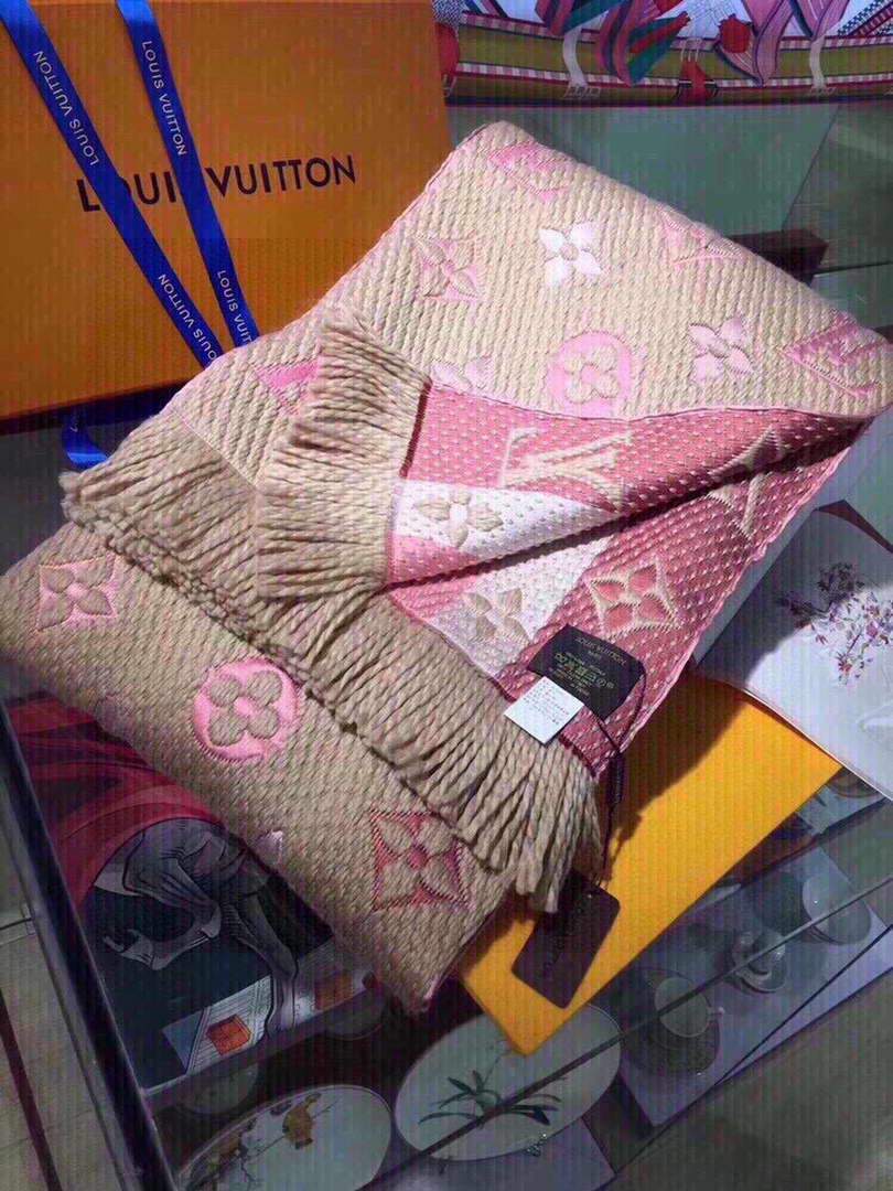 LV Scarves Louis Vuitton Monogram Shawl Scarf M60030 - luxibagsmall