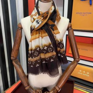 LV Scarves Louis Vuitton Monogram Shawl Scarf M60004 - luxibagsmall