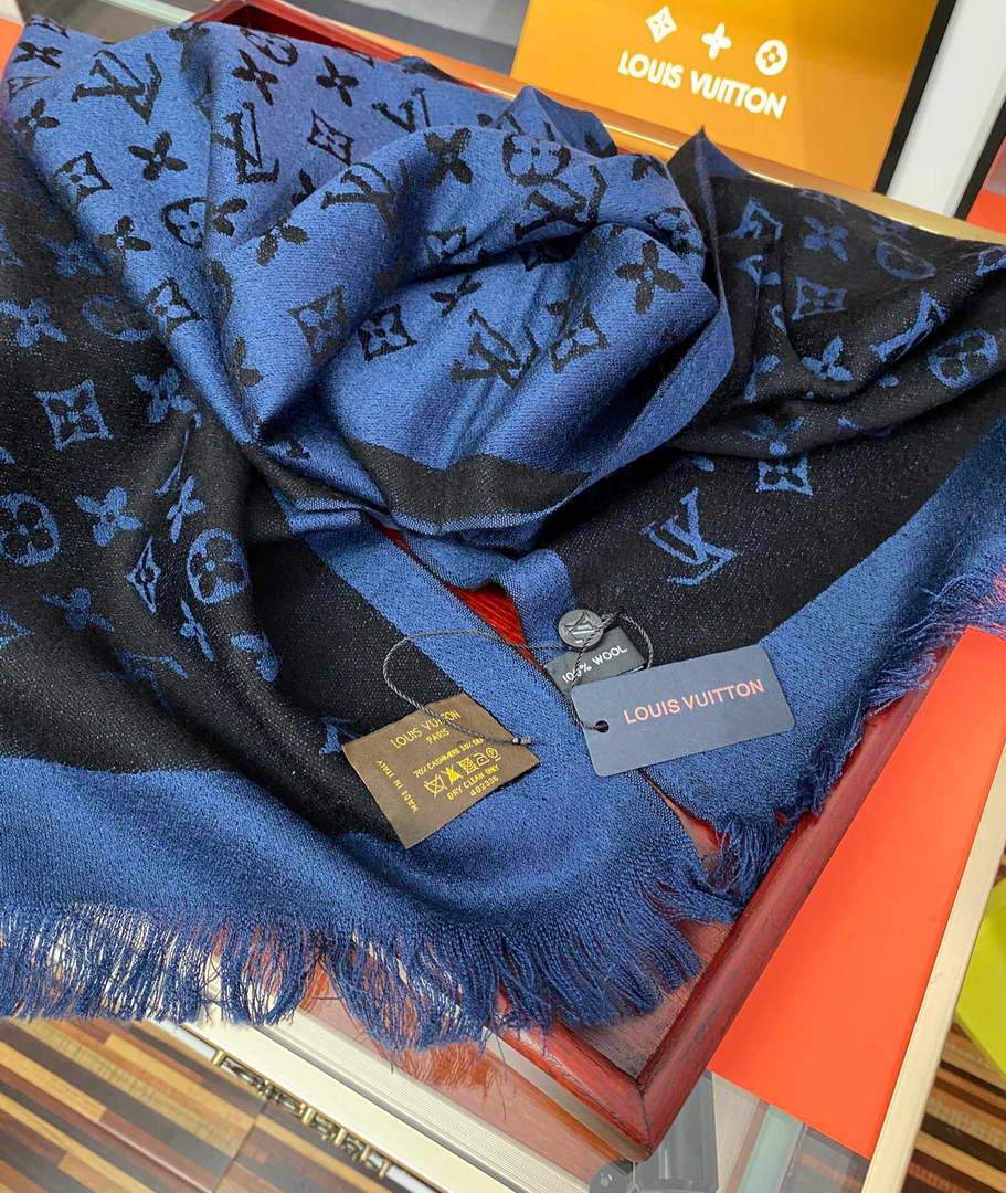 LV Scarves Louis Vuitton Monogram Shawl Scarf M60036 - luxibagsmall