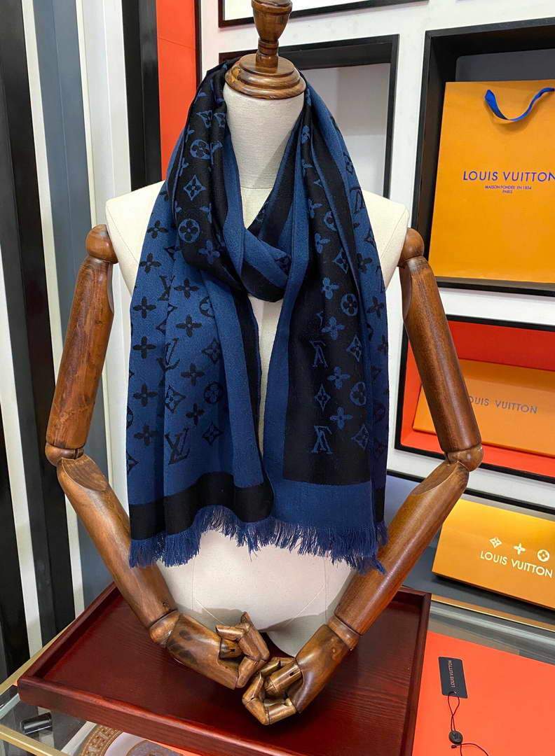 LV Scarves Louis Vuitton Monogram Shawl Scarf M60036 - luxibagsmall