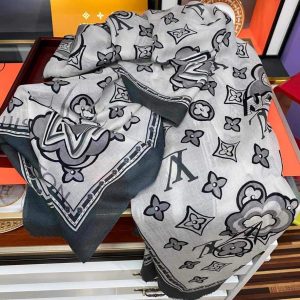 LV Scarves Louis Vuitton Monogram Shawl Scarf M60005 - luxibagsmall