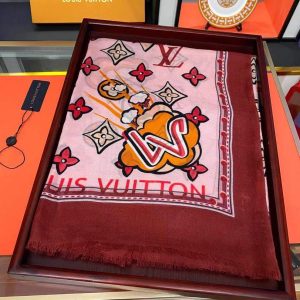 LV Scarves Louis Vuitton Monogram Shawl Scarf M60006 - luxibagsmall