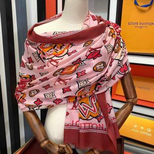 LV Scarves Louis Vuitton Monogram Shawl Scarf M60006 - luxibagsmall