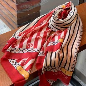 LV Scarves Louis Vuitton Monogram Shawl Scarf M60007 - luxibagsmall